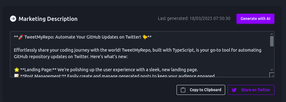 Generate & Save a Tweet
